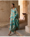 Woven jacquard kaftan 